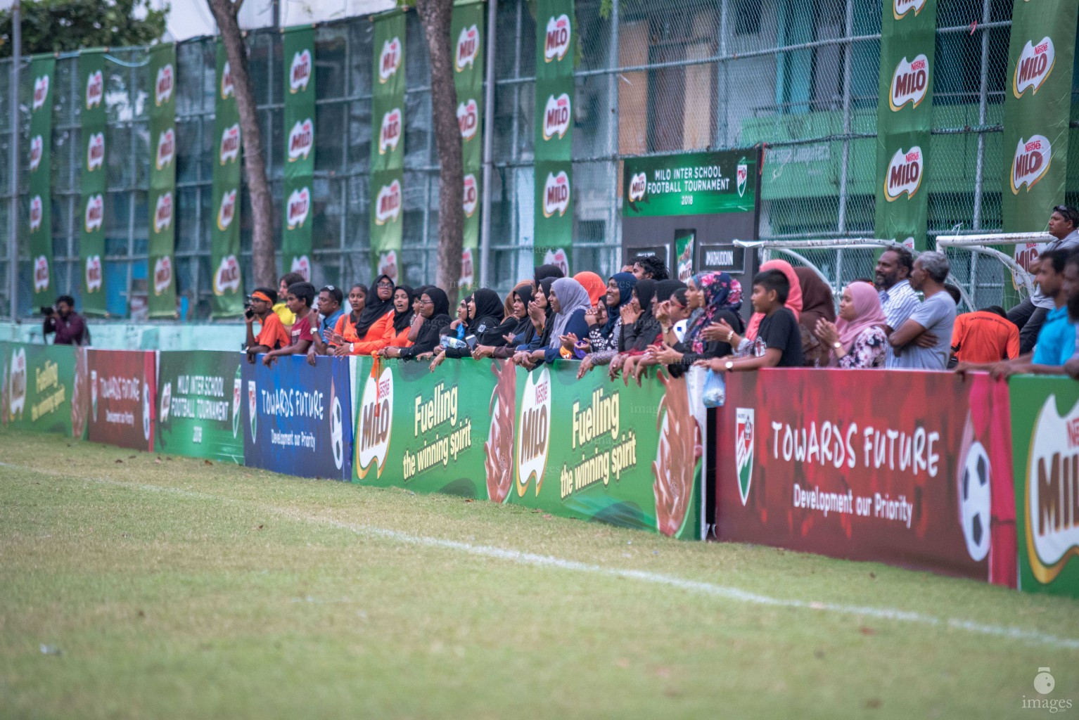Milo Inter-school Football Tournament- Under 14 Ghaazee School vs Imaduddin School In Henveiru Stadium at 1630. Monday 12th March 2018 in Male' Maldives. Images.mv Photo/ Abdulla Abeedh